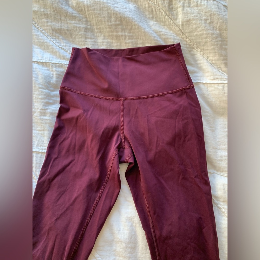 Lululemon Wunder Under Crop Dark Adobe - Size 4 - Picture 4 of 8